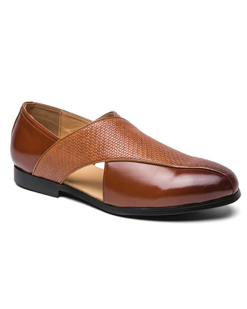 Simon - Vintage Look Leather Loafers