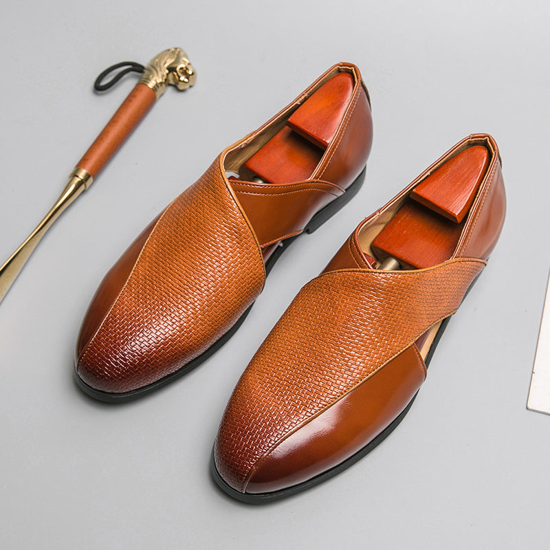Simon - Vintage Look Leather Loafers