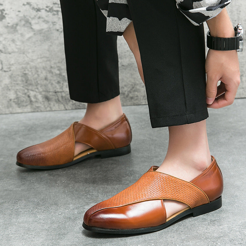 Simon - Vintage Look Leather Loafers