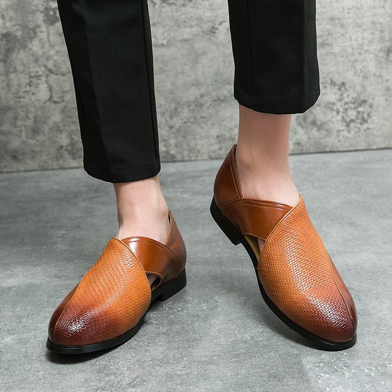 Simon - Vintage Look Leather Loafers