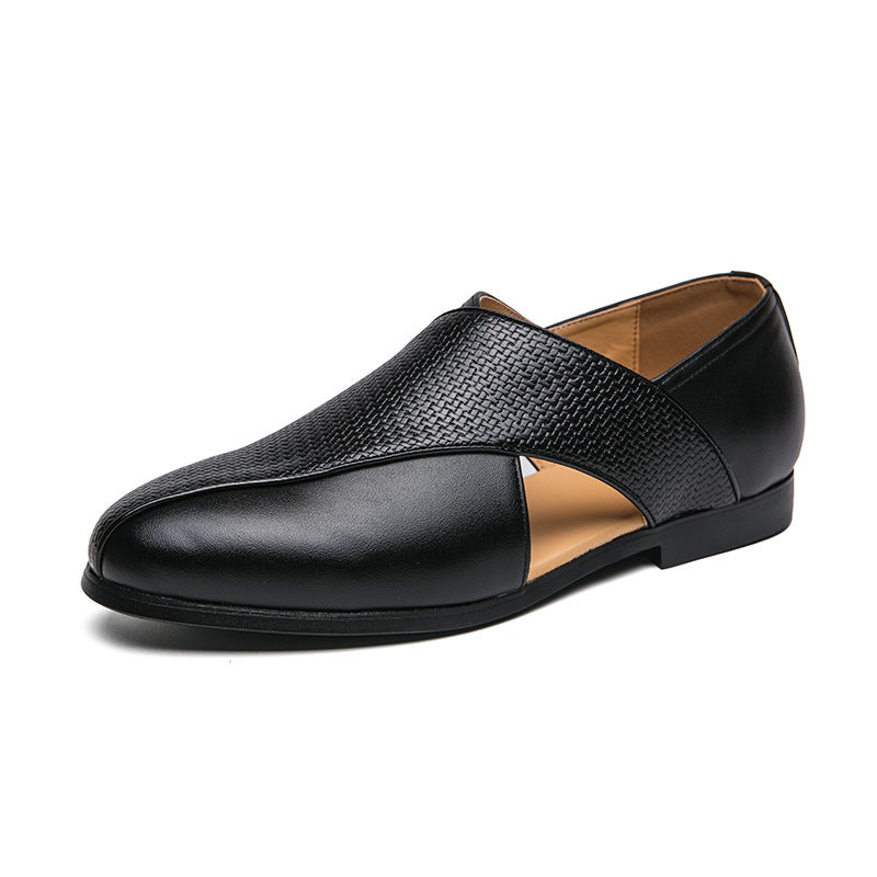 Simon - Vintage Look Leather Loafers