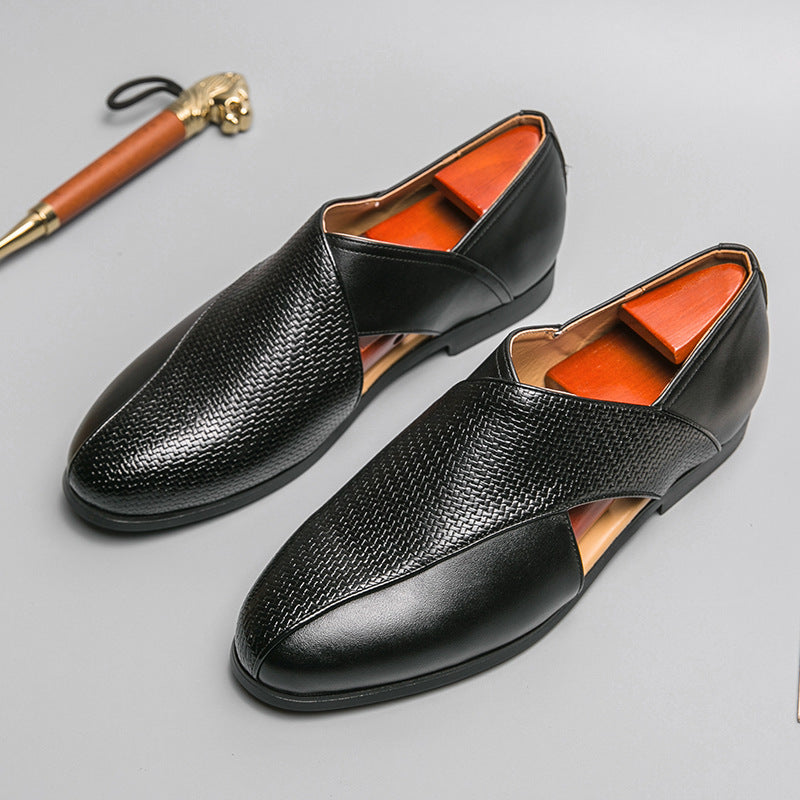 Simon - Vintage Look Leather Loafers