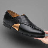 Simon - Vintage Look Leather Loafers