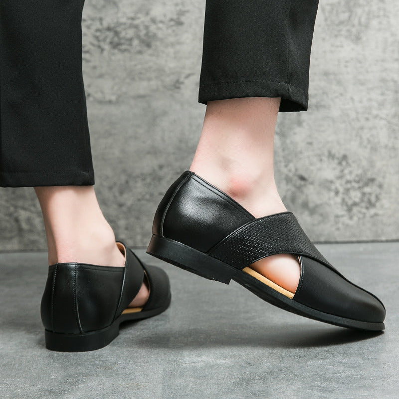 Simon - Vintage Look Leather Loafers