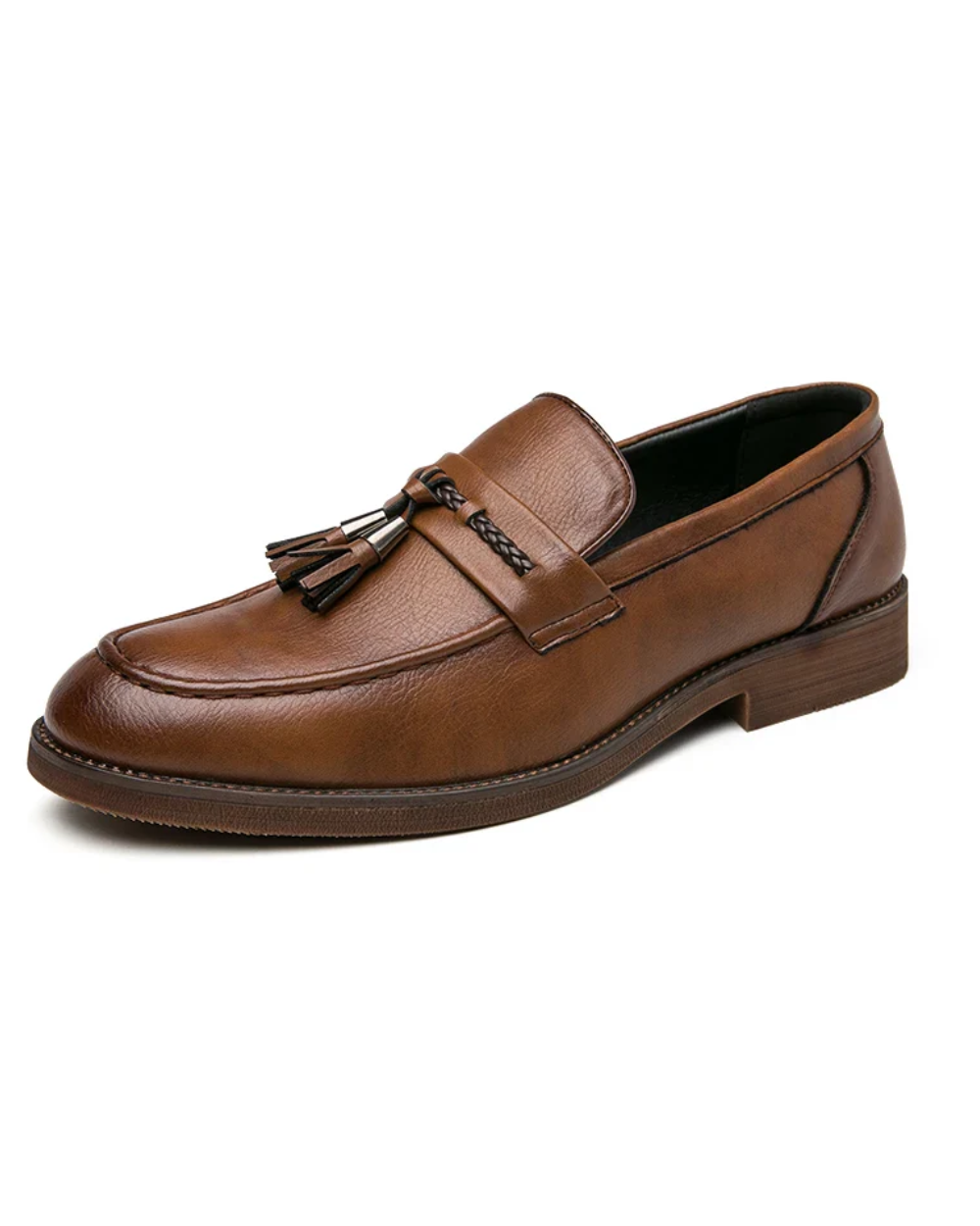 Julien - Leather Tassel Loafers
