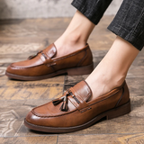 Julien - Leather Tassel Loafers