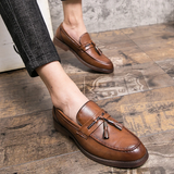 Julien - Leather Tassel Loafers