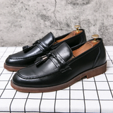 Julien - Leather Tassel Loafers