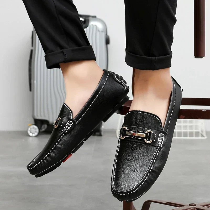 Nicolas - Classic Leather Loafers