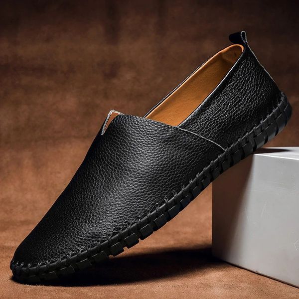 Jerome - Hand-Stitched Leather Loafers