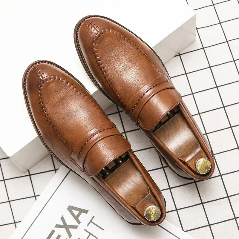 Luc - Leather Loafers for Formal Occasions