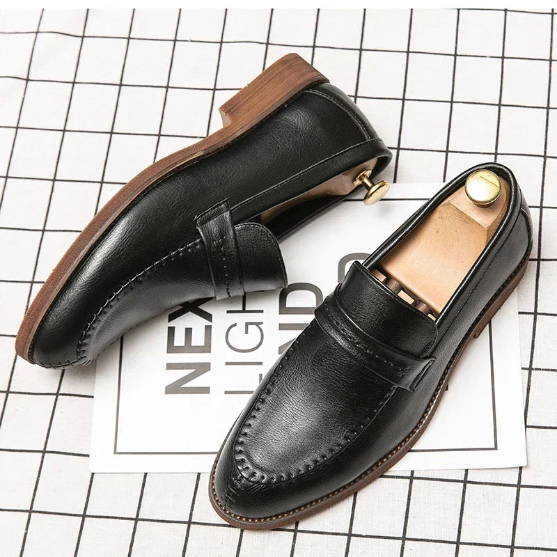 Luc - Leather Loafers for Formal Occasions
