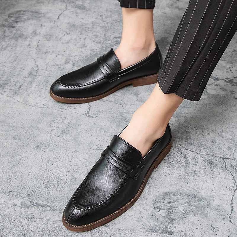 Luc - Leather Loafers for Formal Occasions