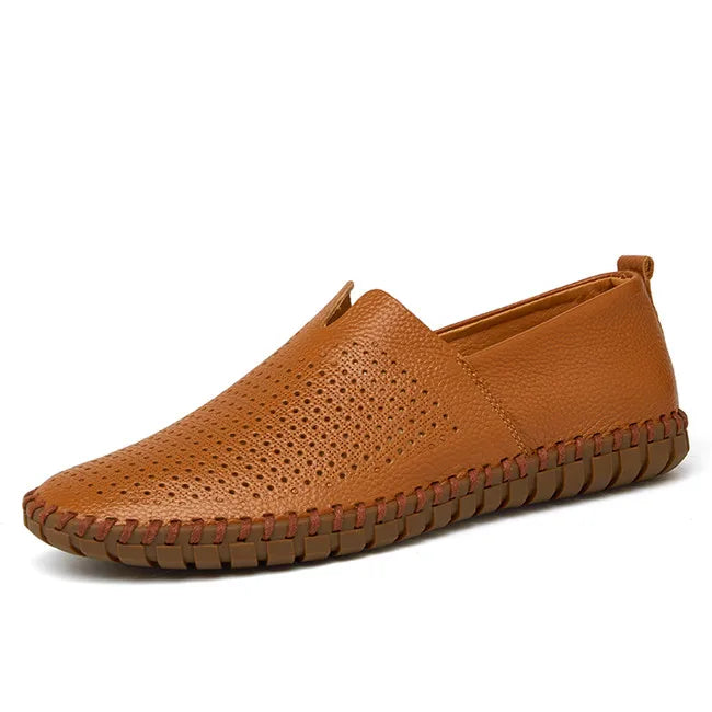 Hugo - Leather Slip-On Loafers
