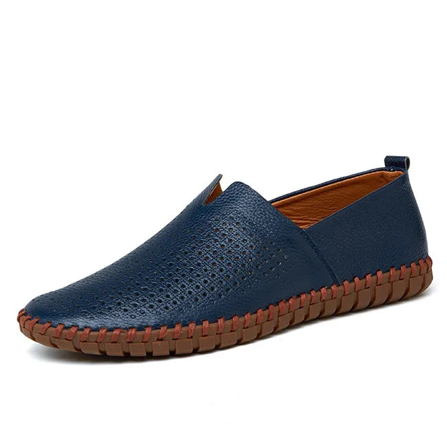 Hugo - Leather Slip-On Loafers