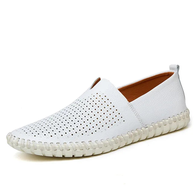 Hugo - Leather Slip-On Loafers