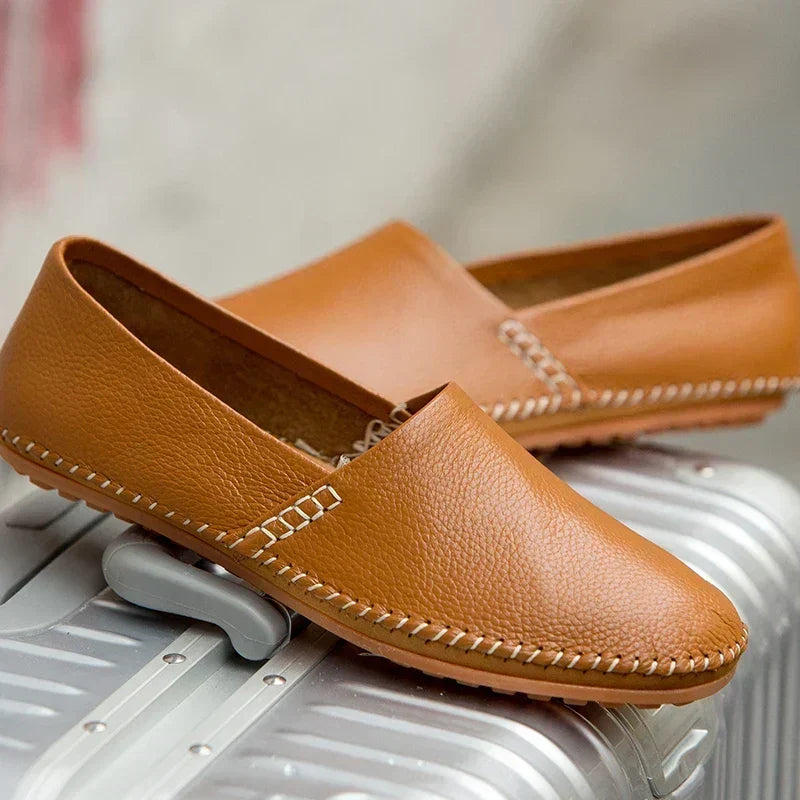 Arthur - Lightweight Leather Loafers