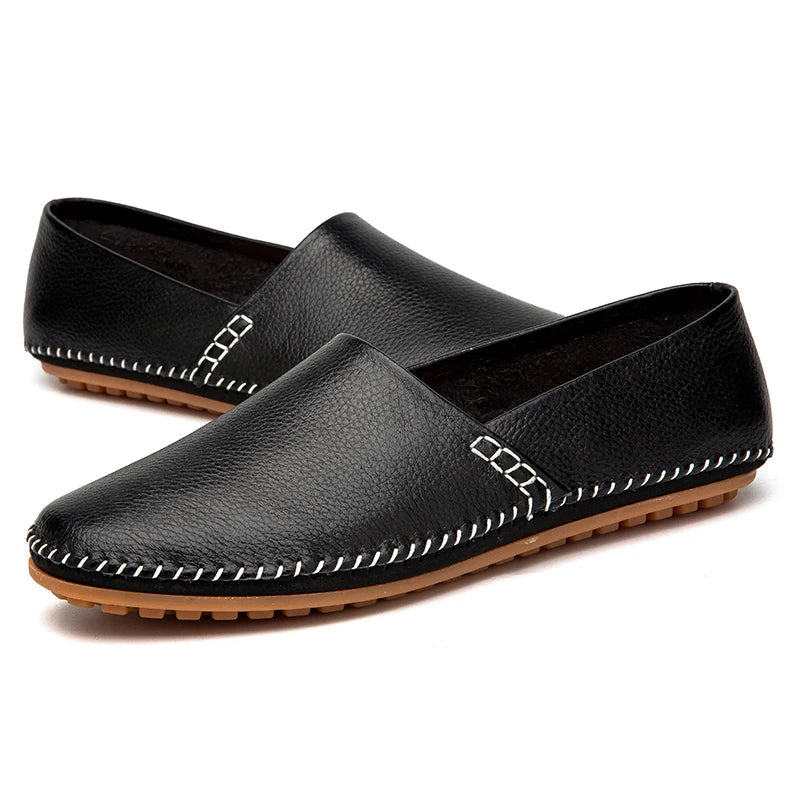 Arthur - Lightweight Leather Loafers