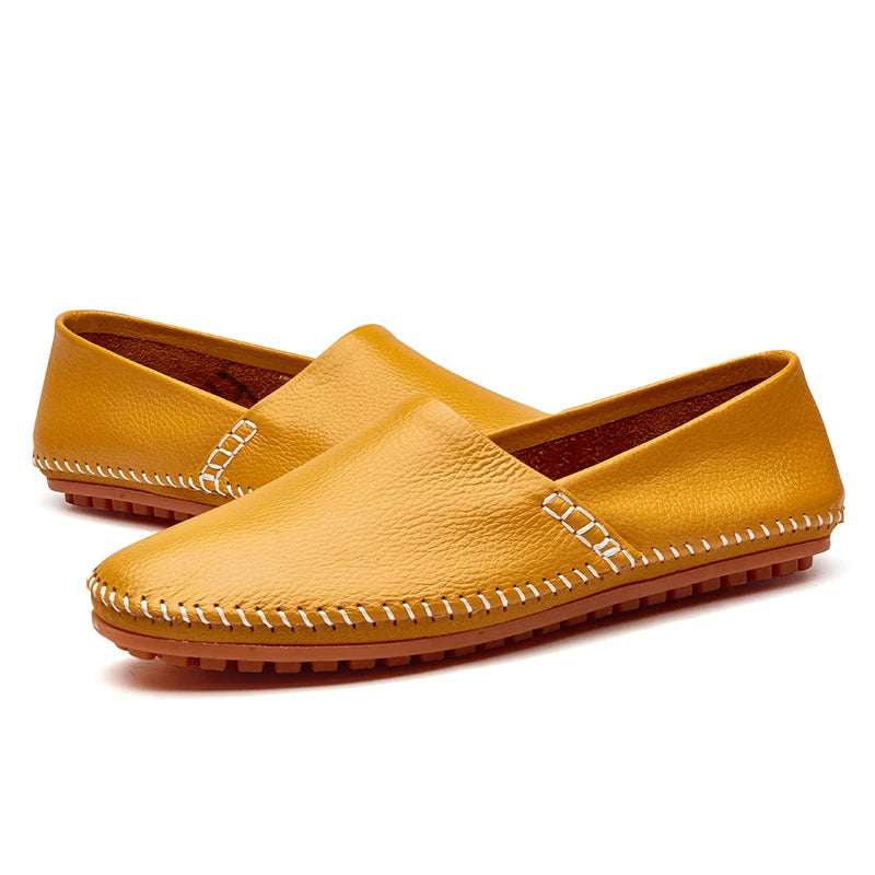 Arthur - Lightweight Leather Loafers