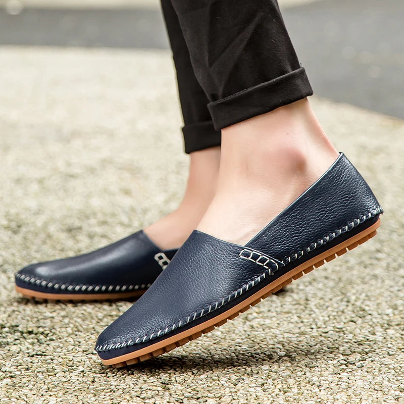 Arthur - Lightweight Leather Loafers