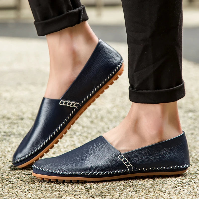 Arthur - Lightweight Leather Loafers