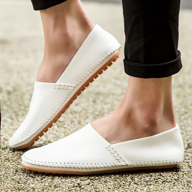 Arthur - Lightweight Leather Loafers