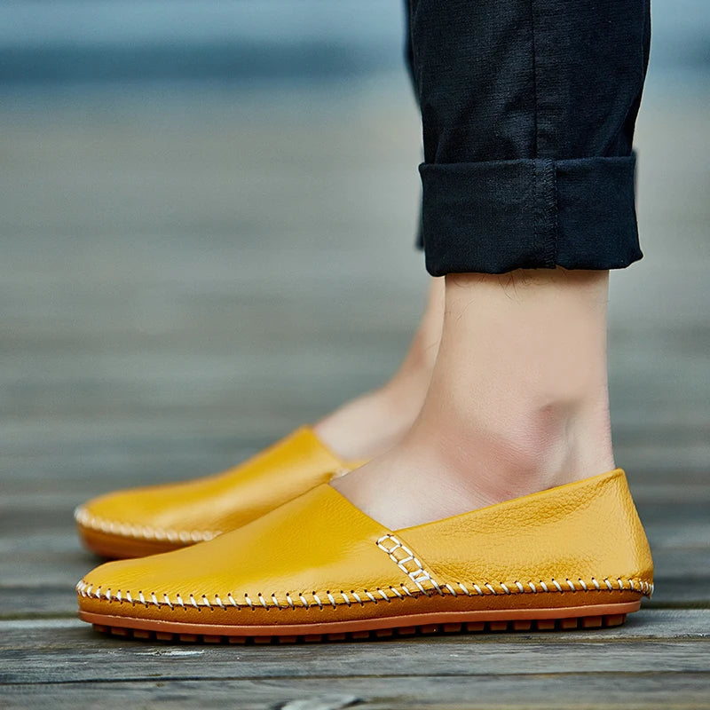 Arthur - Lightweight Leather Loafers