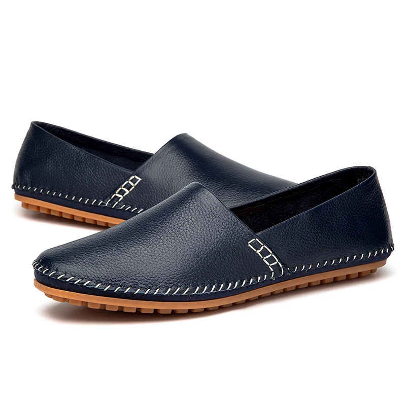 Arthur - Lightweight Leather Loafers