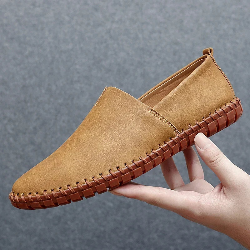 Emile - Ibiza Leather Slip-Ons