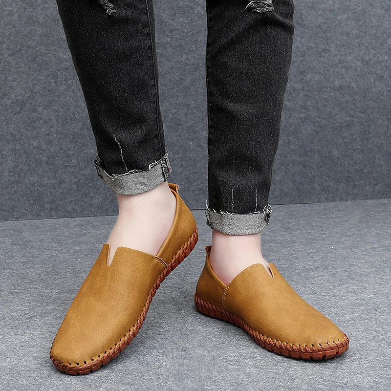 Emile - Ibiza Leather Slip-Ons