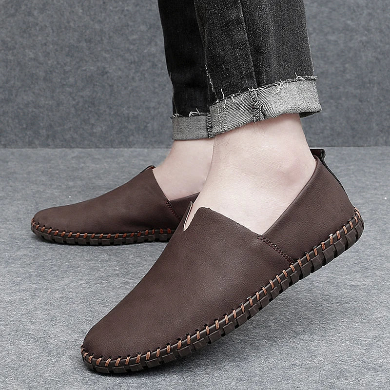 Emile - Ibiza Leather Slip-Ons