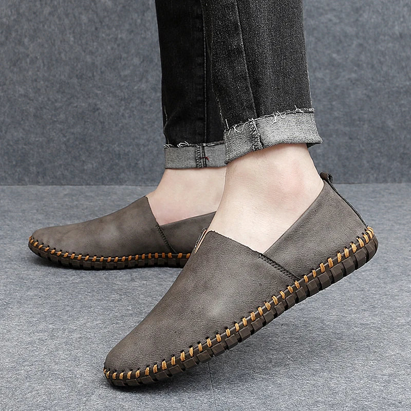 Emile - Ibiza Leather Slip-Ons