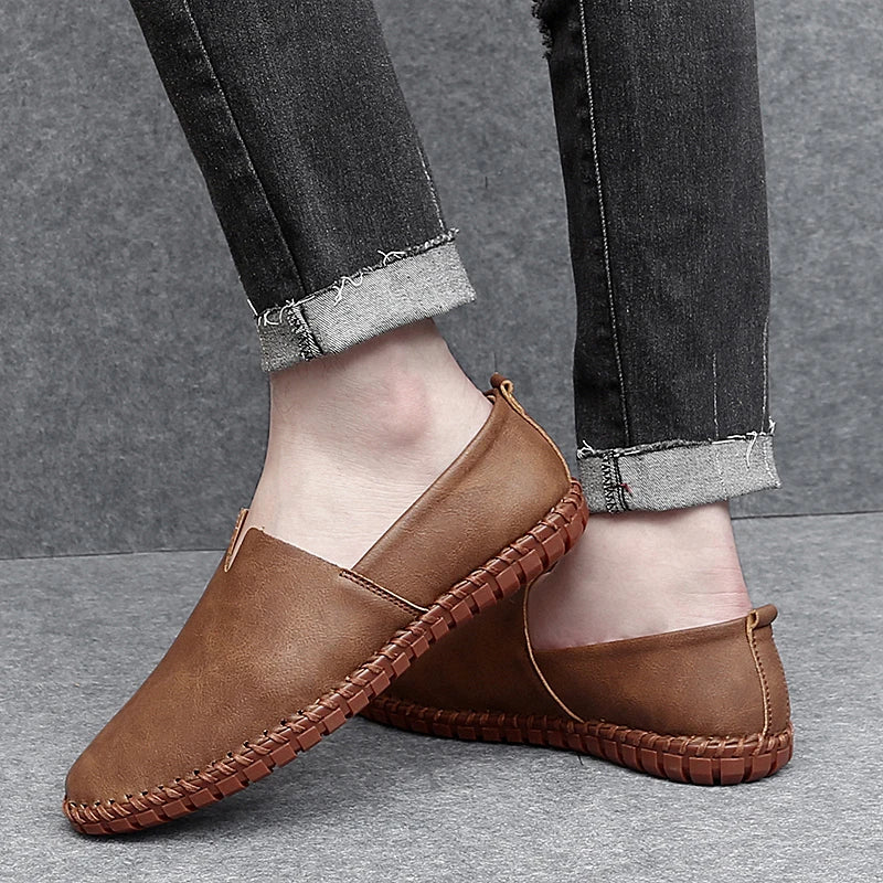 Emile - Ibiza Leather Slip-Ons