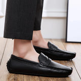 Victor - Relaxed Fit Leather Summer Loafers