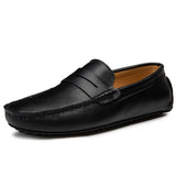Victor - Relaxed Fit Leather Summer Loafers