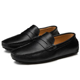 Victor - Relaxed Fit Leather Summer Loafers