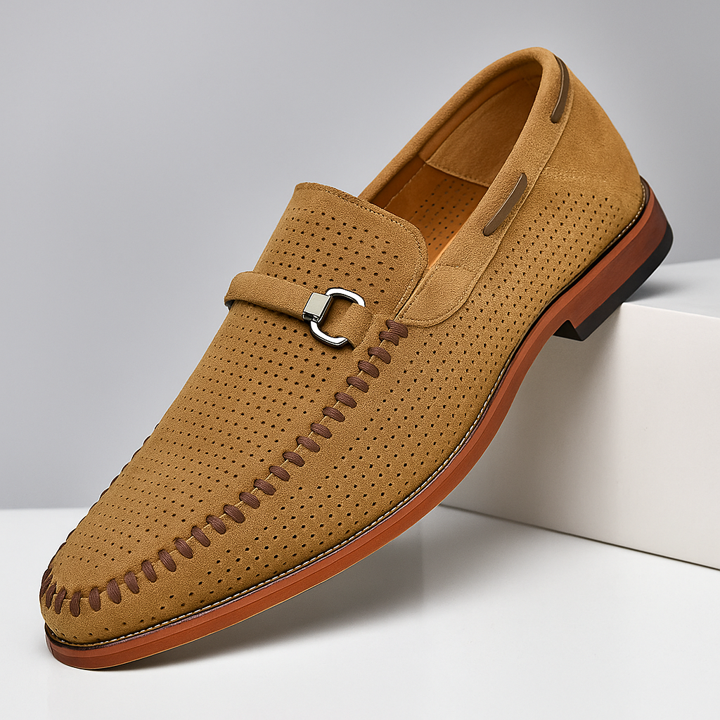 Laurent - Firenze Suede Penny Loafers
