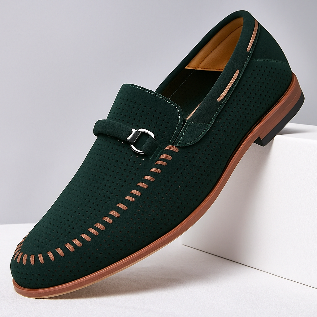 Laurent - Firenze Suede Penny Loafers