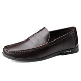 Denis - Premium Leather Penny Loafers
