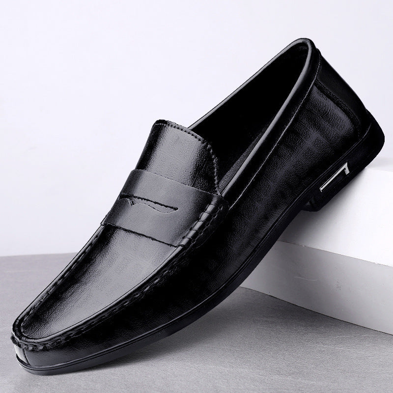 Denis - Premium Leather Penny Loafers