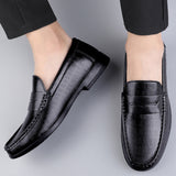 Denis - Premium Leather Penny Loafers