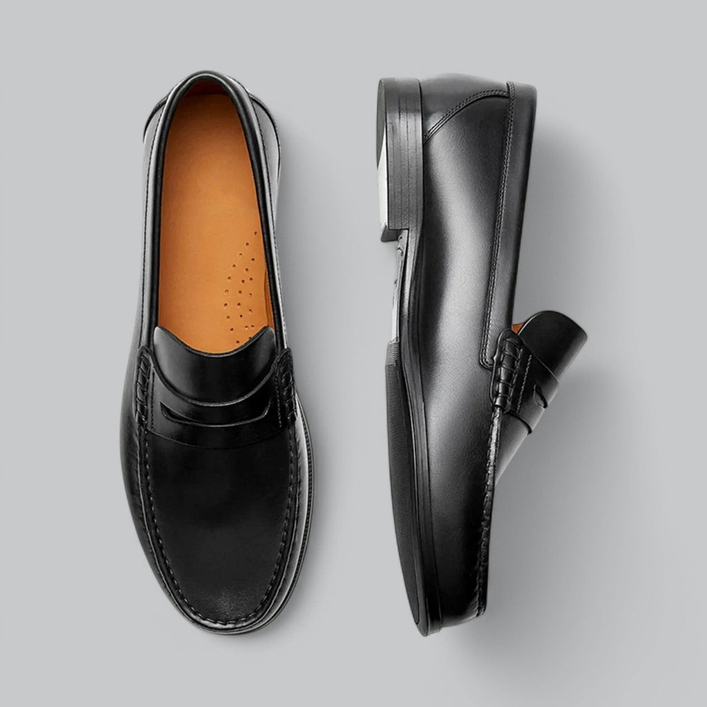 Gilles - Leather Penny Loafers