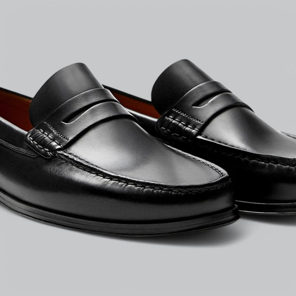 Gilles - Leather Penny Loafers
