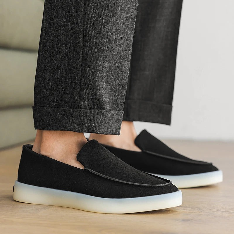 Yves - Classic Suede Business Loafers