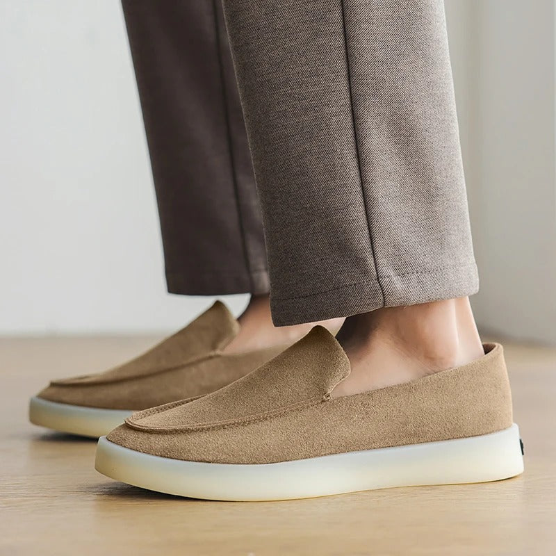 Yves - Classic Suede Business Loafers