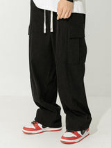 Louis - Loose Fit Corduroy Cargo Trousers
