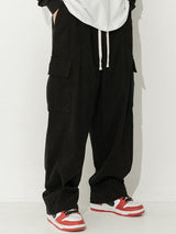 Louis - Loose Fit Corduroy Cargo Trousers