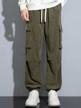 Simon - Corduroy Cargo Joggers