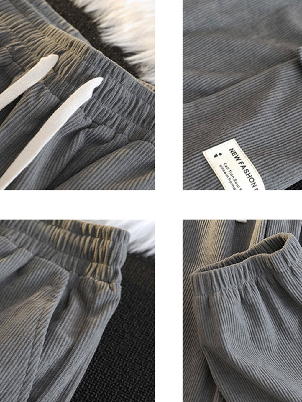 Simon - Corduroy Cargo Joggers