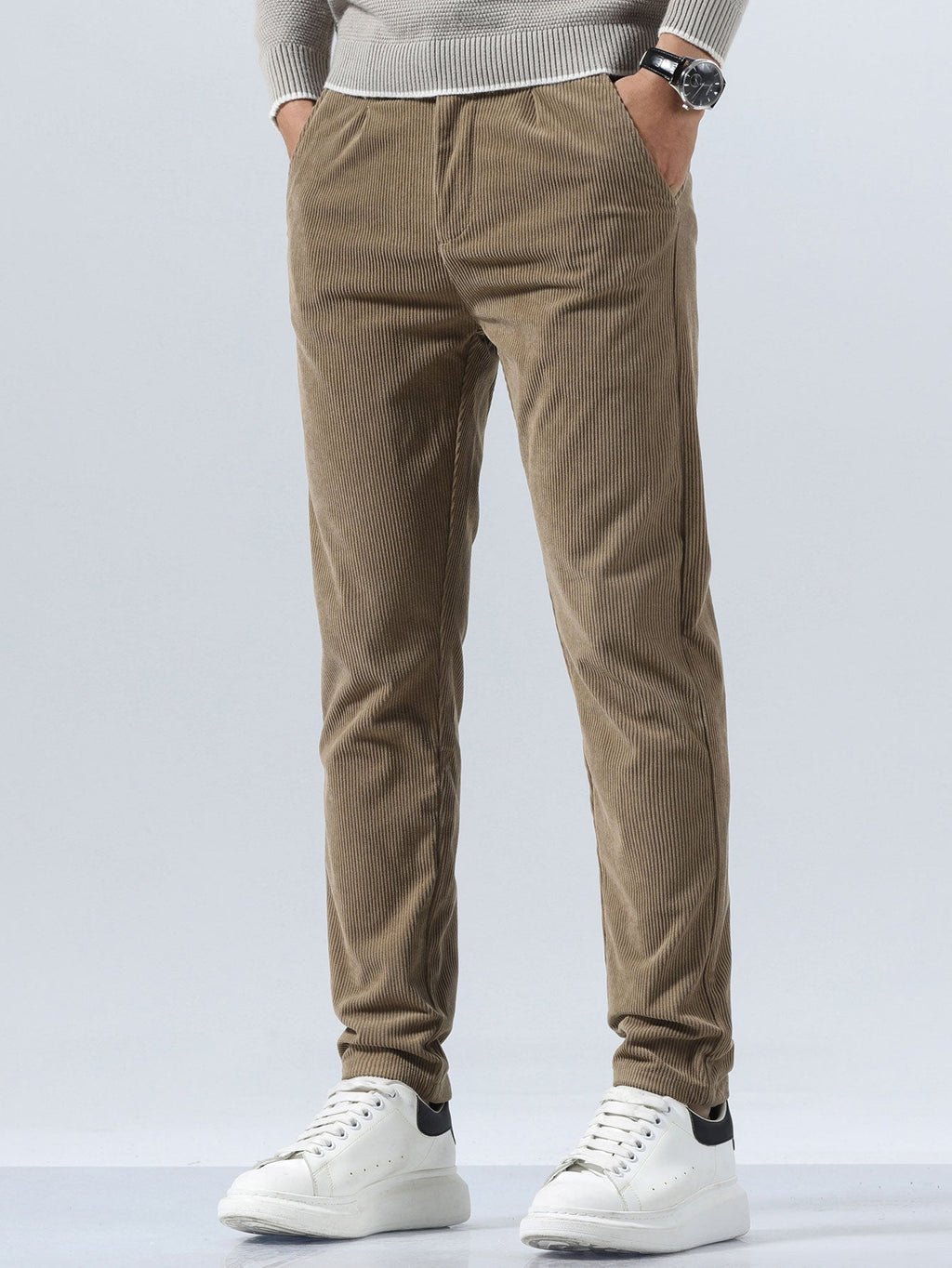Maxime - Slim Fit Corduroy Trousers